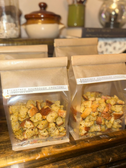 Season Sourdough Croutons